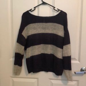 Free People, XS, blue and gray sweater